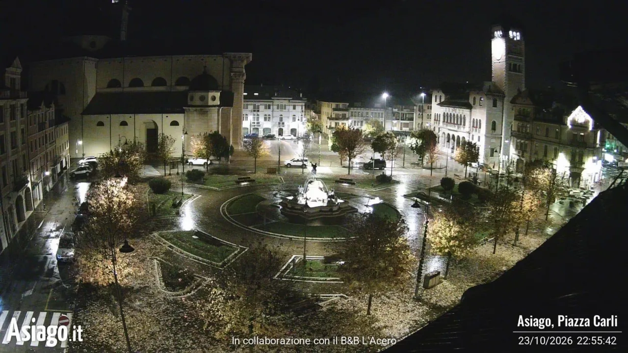 Webcam Asiago Centro Piazza Carli