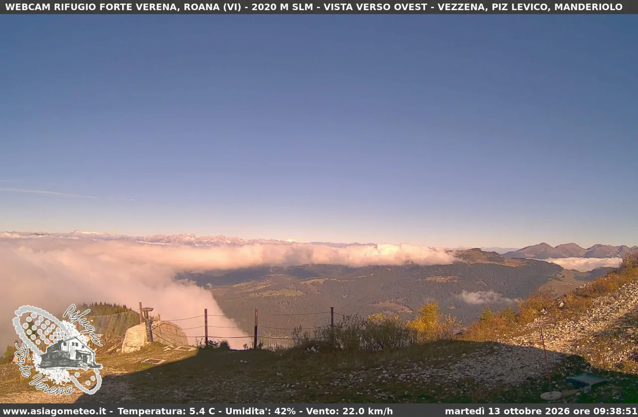 Webcam Cima Monte Verena Asiago